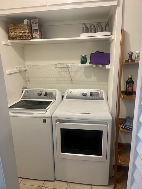Laundry room and additional pantry storage just off the kitchen