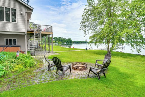 Exterior | Shared Fire Pit | Private Hot Tub | Dock | Lake Access