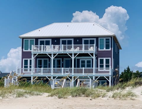 View from ocean/beach.