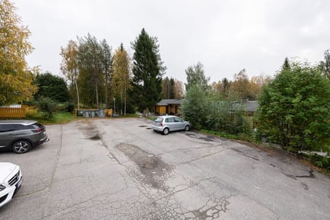 Parking lot - please park ONLY here