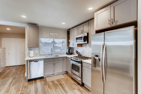 Another view of the kitchen and the mud room
