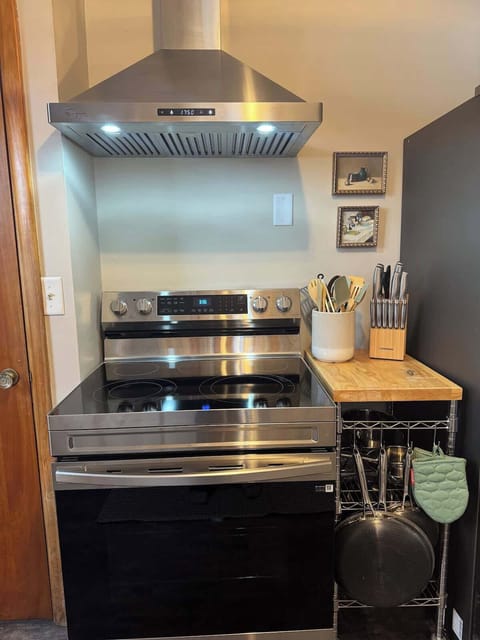 Brand new stainless steel appliances 
