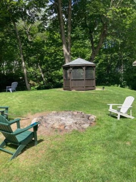 Pull up one of the property's adirondack chairs and gather around the fire pit at night to recap the day's events and share in good company. S'mores and nightcaps encouraged.