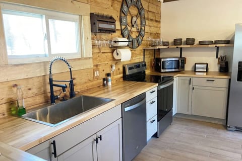 Bright, open kitchen complete with everything you need to enjoy a home away from home.