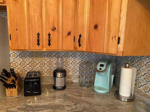 Toaster, Blender, Keurig (K-cup assortment provided) 