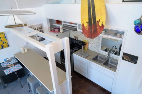 kitchen view from the loft