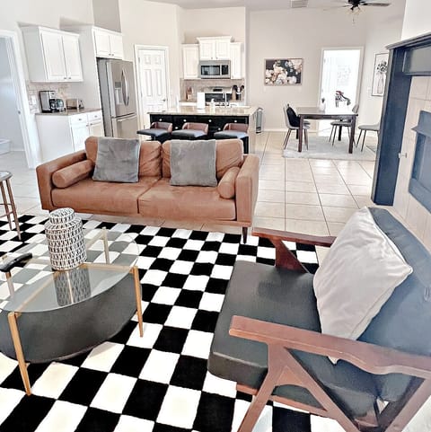 Open concept so your group can be together!