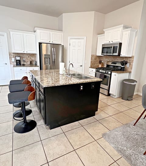 Guests love the open kitchen!