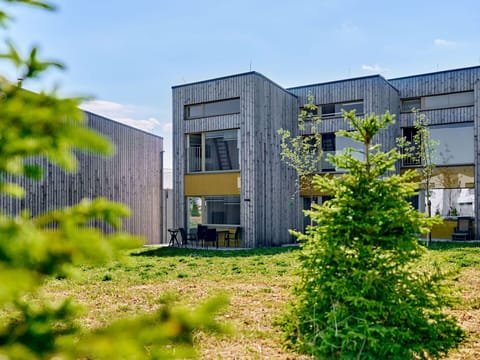 Apartment, Residential Area, Condominium, Commercial Building, Mixed-Use, Parking, Family Car, Balcony, Brutalist Architecture