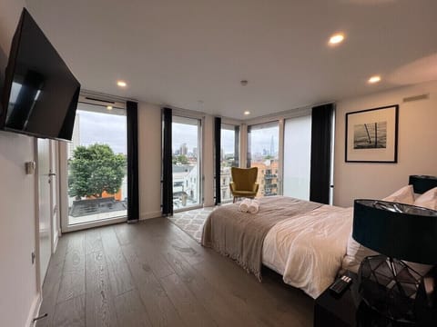 Modern Bedroom with beautiful view.