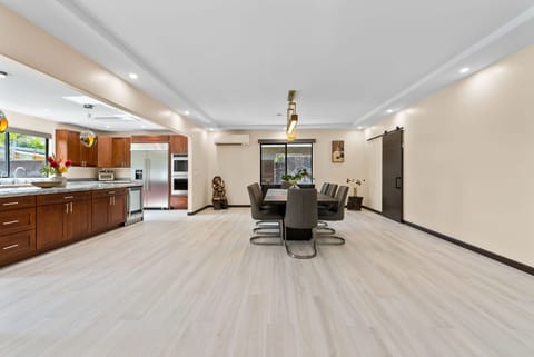 Sleek interior with seamless indoor-outdoor living spaces.