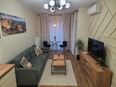Couch & Sofa Bed. Dining area. Smart TV & Hi-Speed WiFi. AC.