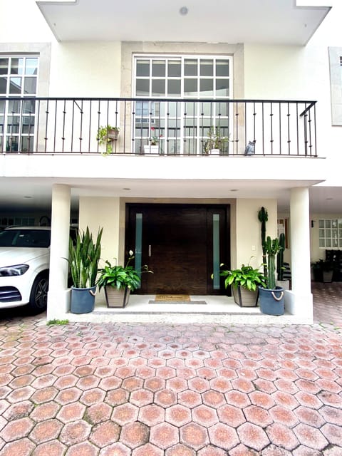 Front door and Balcony