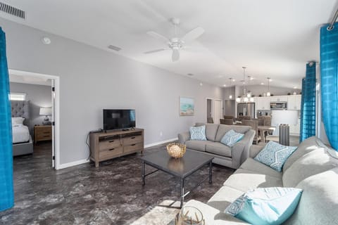 Open Concept: Kitchen, Dining and Living Room