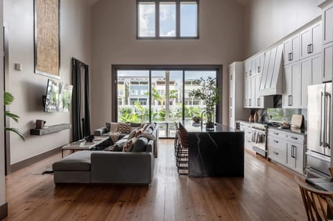 Living Area and Kitchen