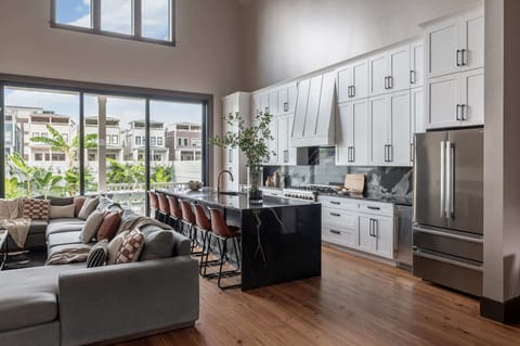 Living Area and Kitchen