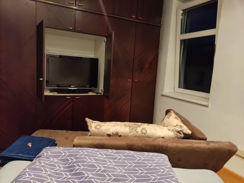 Bedroom (TV visible)