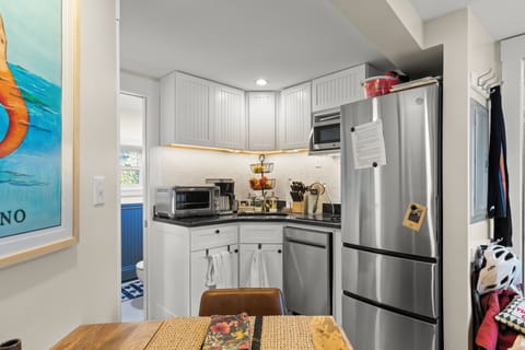 A thoughtfully designed kitchenette with everything you need