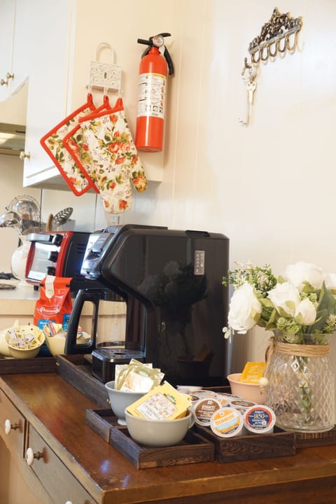 Coffee station, fire station...Key to the laundry room stays right here too.