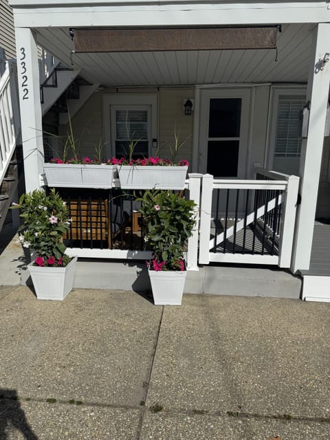 View of porch from sidewalk