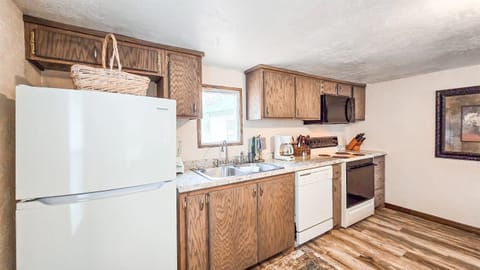 Well stocked kitchen for easy meals