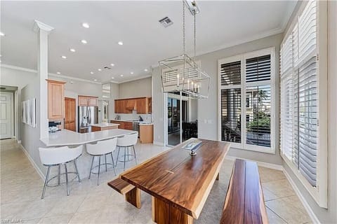 Gather for Meals with Scenic Water Views