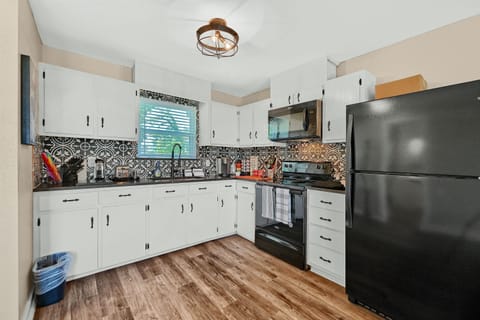 Clean updated kitchen