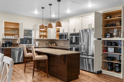 Morning coffee tastes better here! Grab a seat, relax, and enjoy the view from this cozy high chair setup. ☀️☕ 