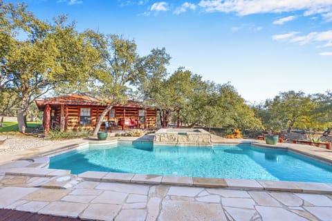 Across the pool Relics Reserve Ranch House