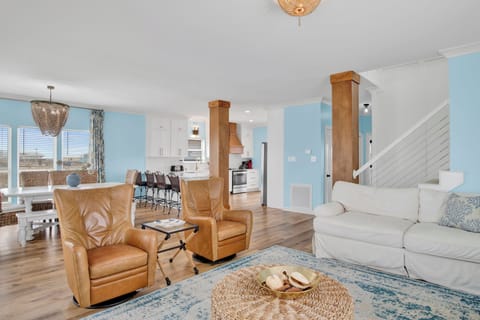 Sandy Beach is a 4 bedroom, 3 bath home and sleeps 14 guests