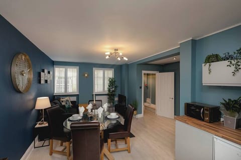 Modern open-plan living with stylish décor and natural light.







