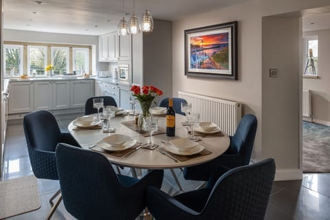 The kitchen dining room at The Annex at Runninghill, Peak District
