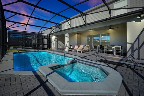 Take a refreshing dip in the pool or relax in the spa. Ample lounge chairs make this a great spot to soak up the sun and unwind in privacy.