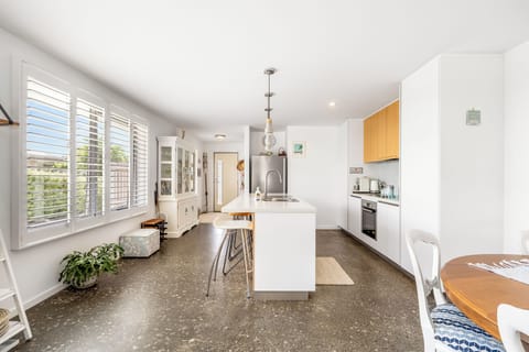 Kitchen from living area
