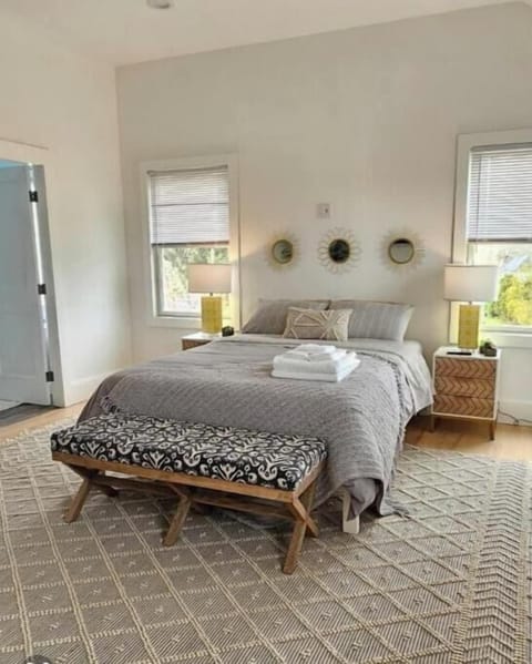 Master bedroom with private bathroom 