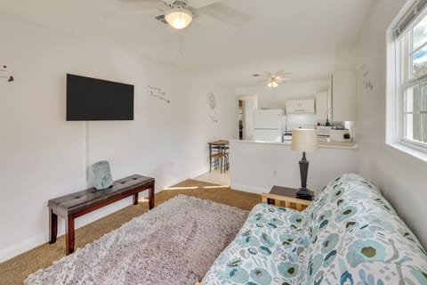 Prattville Vacation Rental | 1BR | 1BA | 675 Sq Ft | Step-Free Entry