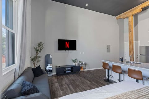 Comfortable sofa bed for extra guests