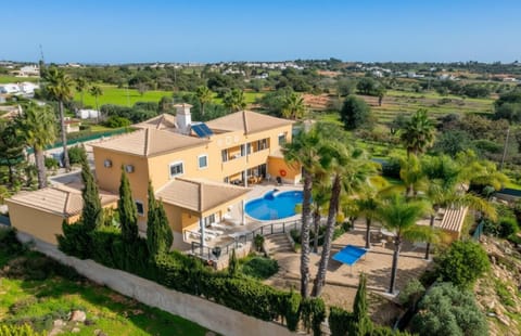 Villa grounds and the pool