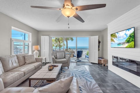 Bright, Spacious Living Room with Balcony Access