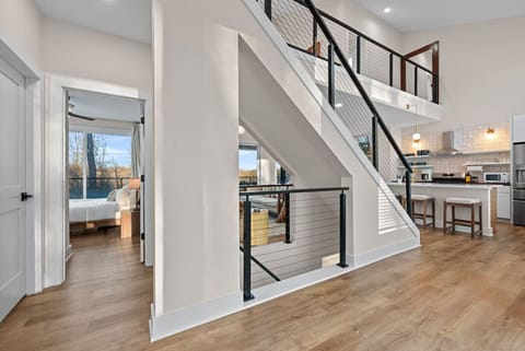 Both stairways / entry way to Master bedroom
