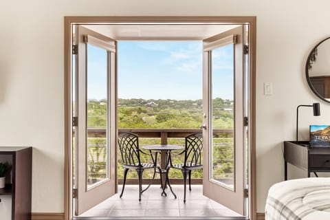 Wake up to stunning balcony views.