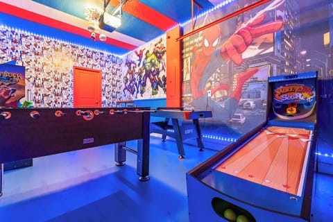 Spider-Man Themed Games Room