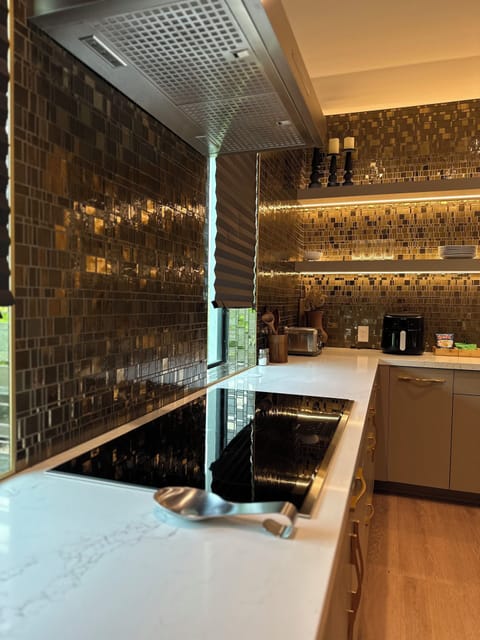 Kitchen with luxury appliances