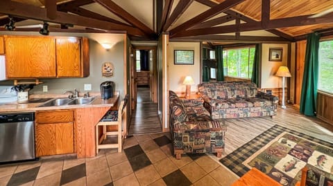 Kitchen and Living Room