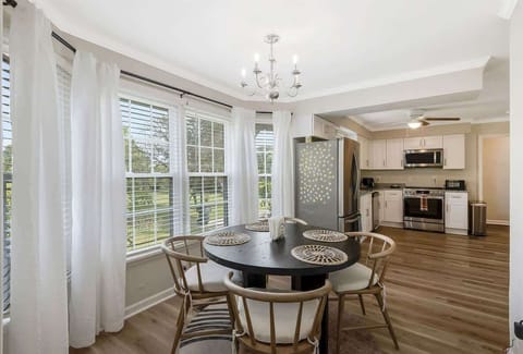 The breakfast nook is the perfect spot to sip your morning coffee.