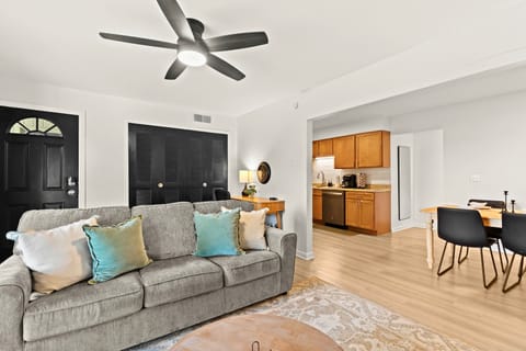 Unwind in the spacious living room, great for quality time or catching a favorite show.