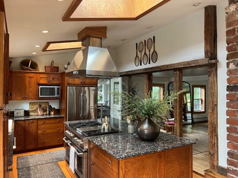 This kitchen is a dream to prepare a meal in with large island w/ seating for 4.