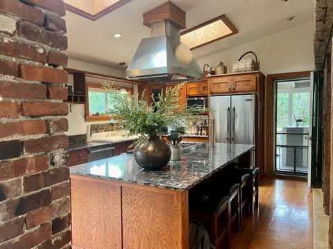 Kitchen and sitting room have radiant floor heat which makes it super cozy.