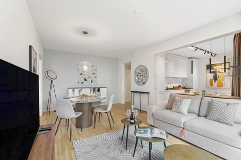 Living and dining room