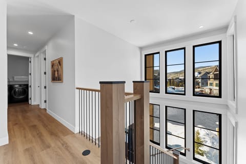 The top floor includes 3 bedrooms, a guest bathroom, and private laundry!